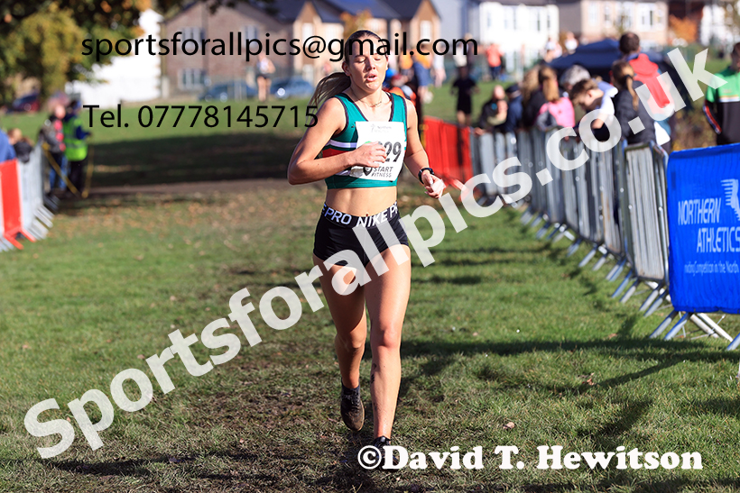 Senior women, 2024 Northern Cross Country Relays, Graves Park, Sheffield.   Photo: David T. Hewitson/Sports for All Pics